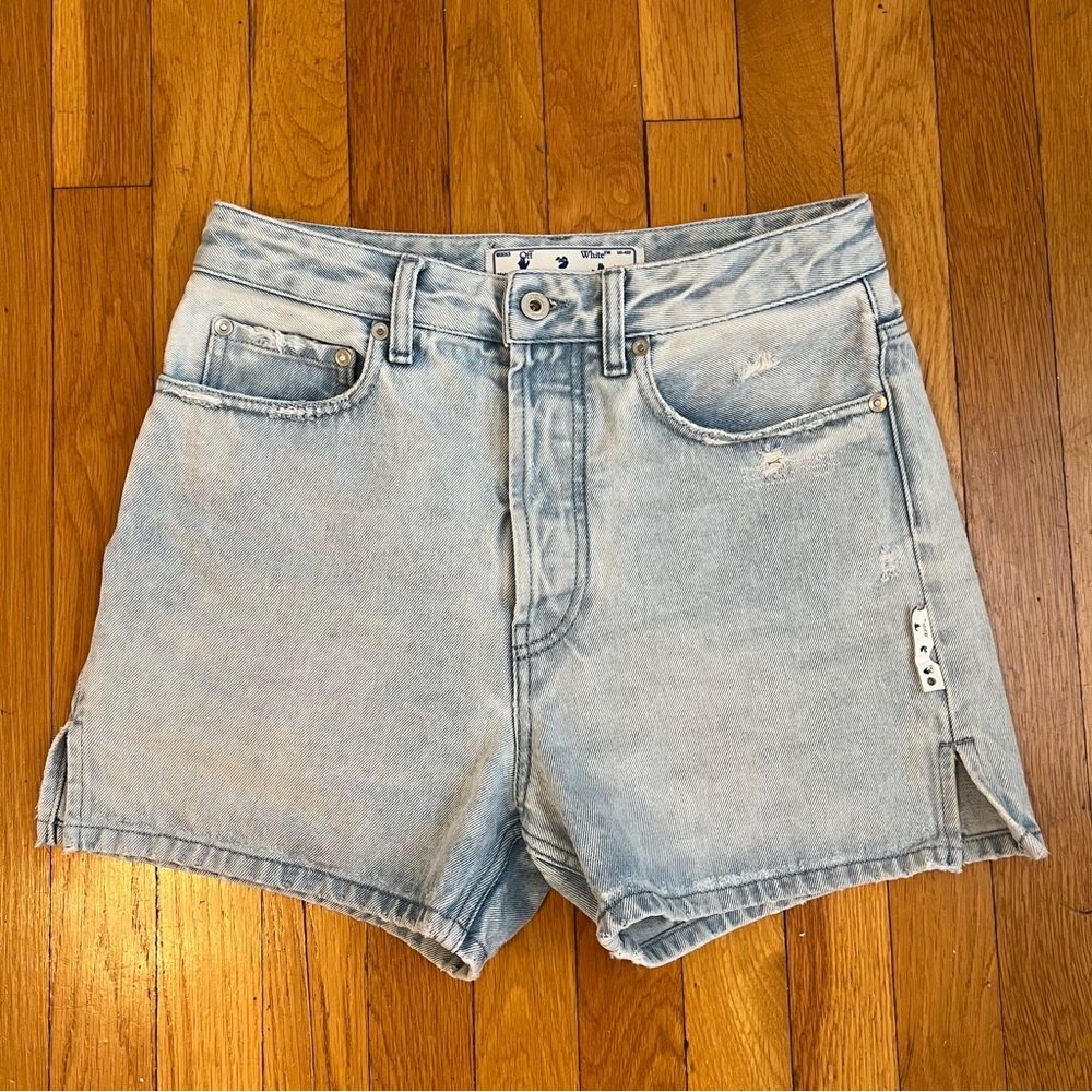 Off-White Virgil Abloh Denim Shorts